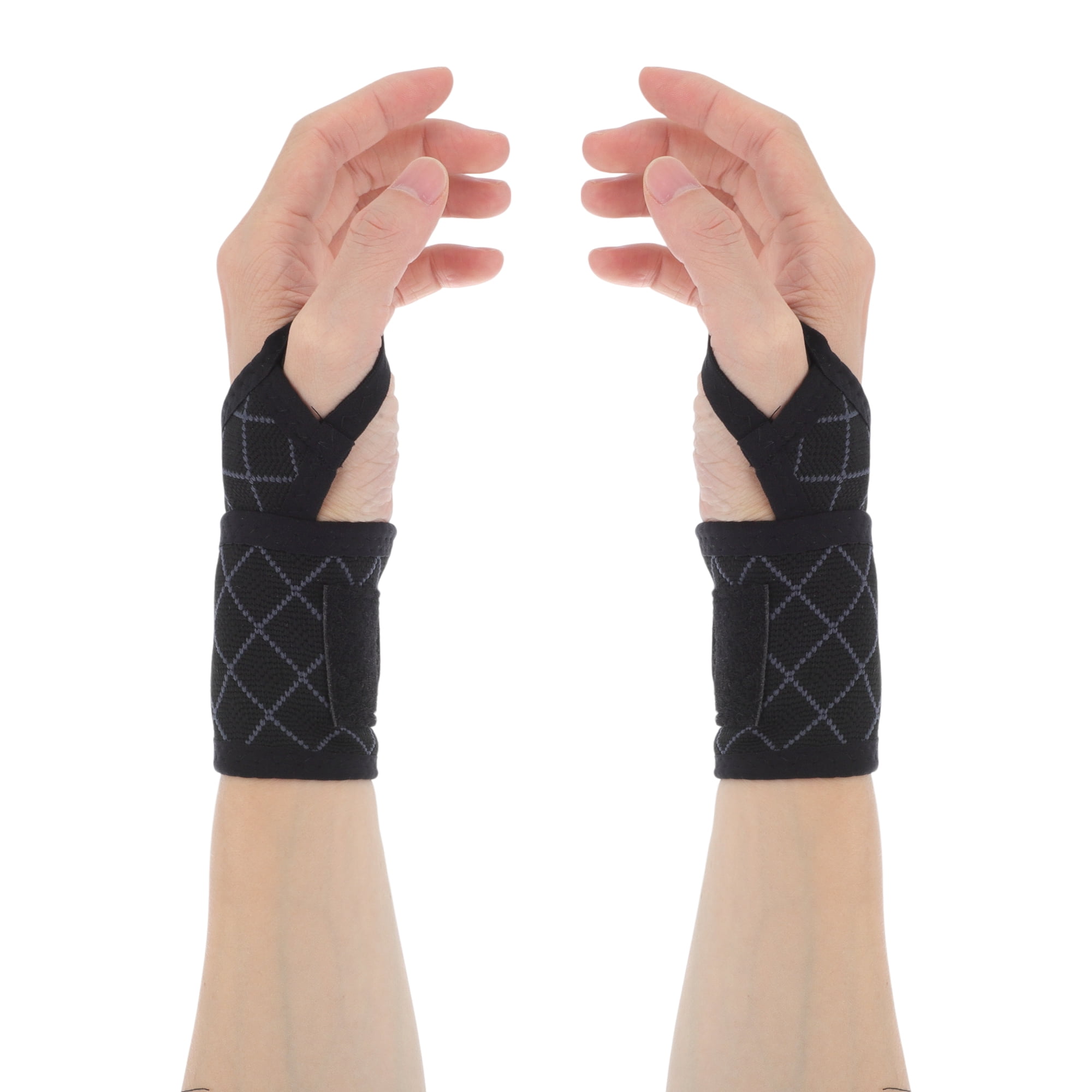 Unique Bargains Warm Wristbands for Sport 12.99"x3.27" 1 Pair Black