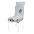 thumbnail image 1 of Unique Bargains Washable Dining Chair Cover Set Gray, 1 of 8