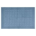 thumbnail image 1 of Unique Bargains Washable Textured Cotton Bath Rug Water Absorbent Mat Blue 20" x 32", 1 of 7