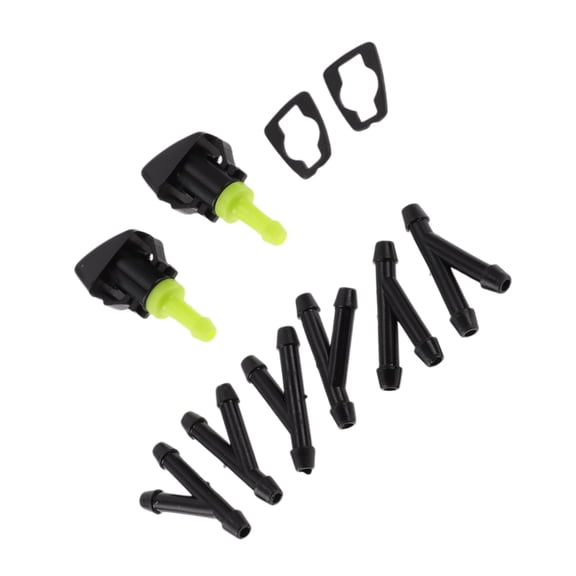 Unique Bargains Washer Nozzle w/ 6 Pcs Y Hose Connector for Chrysler No.5113049AA 1 Set