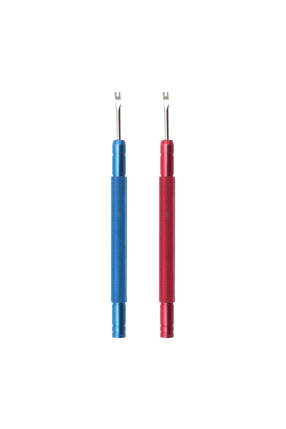 Watch Hand Removal Tool Multifunction Puller Tool for Watch Repair Watch Hands Removers Precise Design for Watch Hand Removal Red Blue 2 Pcs