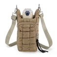 thumbnail image 1 of Unique Bargains Water Bottle Carrier Bag Convenient and Durable Crossbody Water Bottle Holder for Hiking Cycling  Khaki, 1 of 7