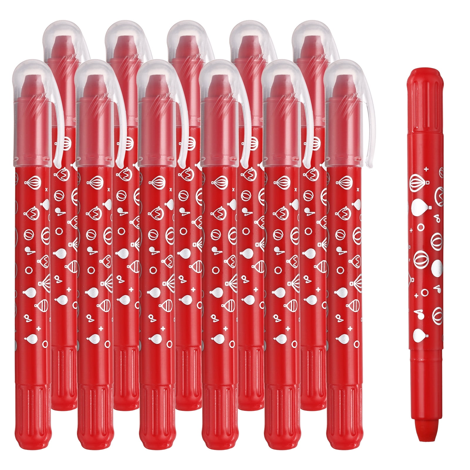 Unique Bargains Watercolor Crayon Pencils for Coloring, Drawing, Painting Red