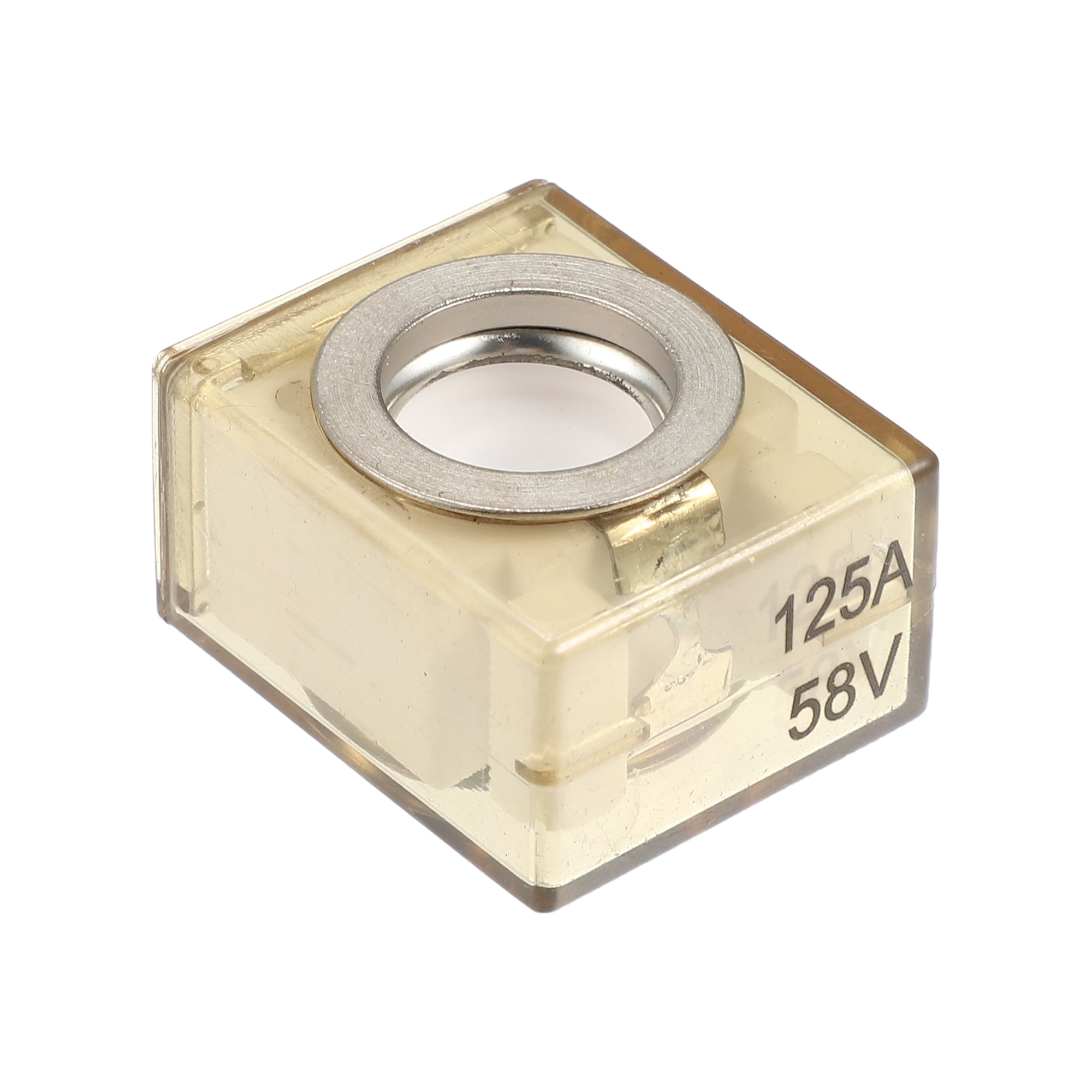 Unique Bargains 125A Waterproof Marine Rated Battery Fuse Terminal Fuse Only 58V DC Maximum CF-1218