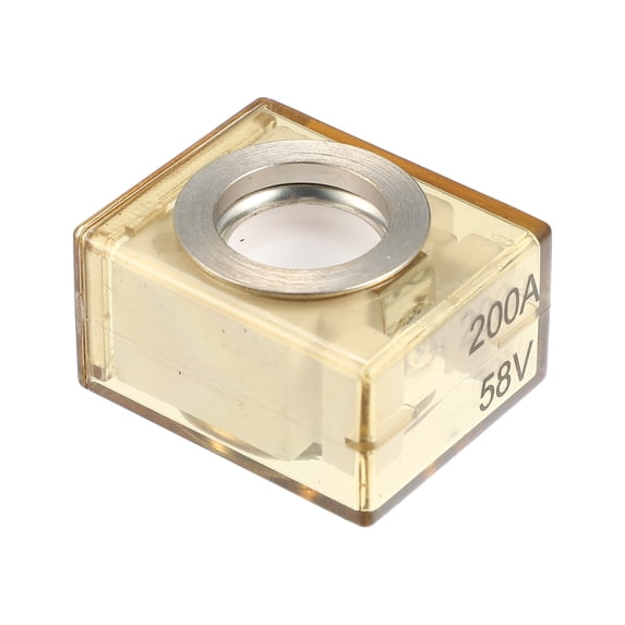 Unique Bargains Waterproof 200A Marine Rated Battery Fuse Terminal Fuse Only 58V DC Maximum