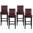 thumbnail image 1 of Unique Bargains Waterproof Bar Stool Covers for Short Back Chair Burgundy 4PCS, 1 of 8