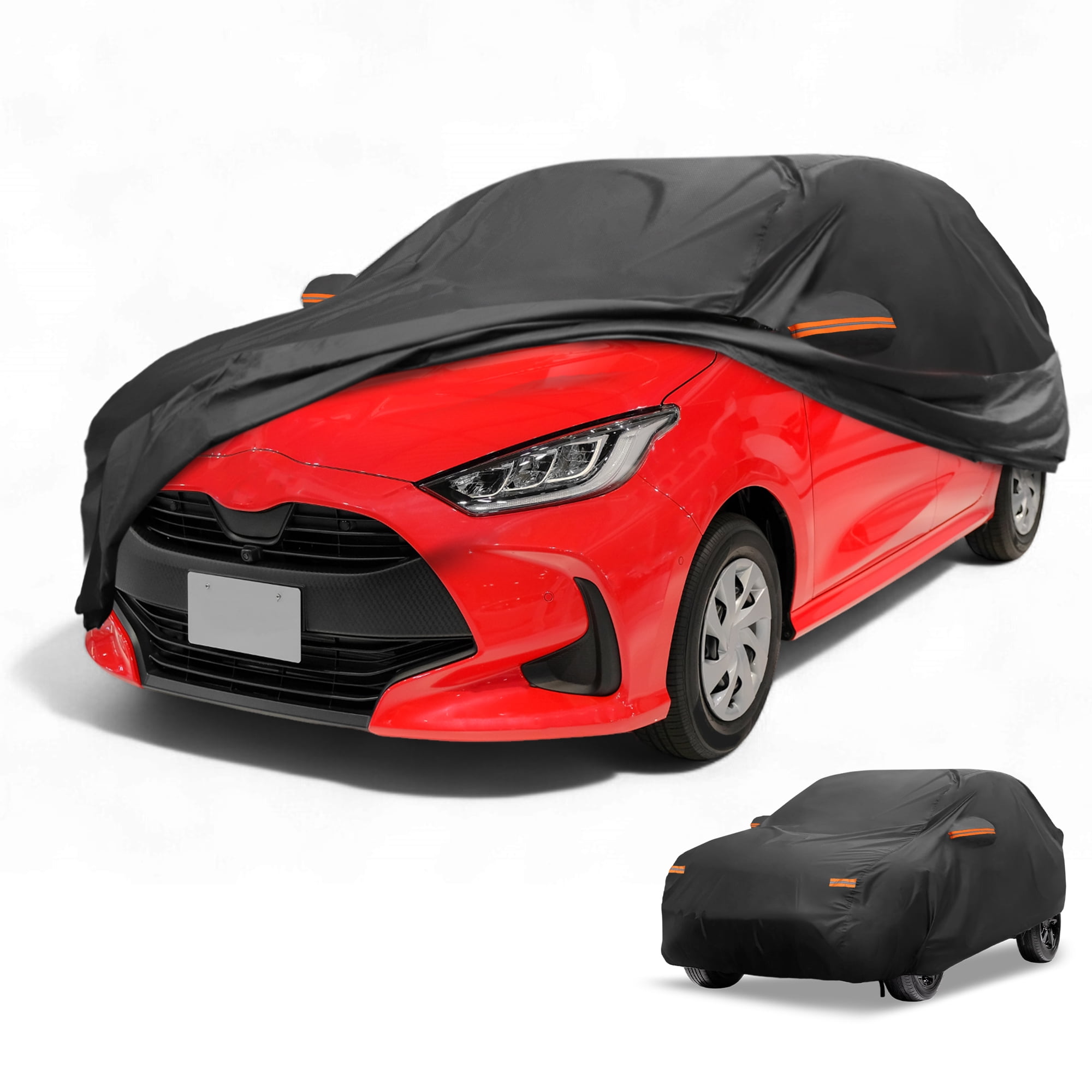Unique Bargains Waterproof Car Cover - UV-Resistant Full Exterior Protection 165.35"x66.93"x53.15"
