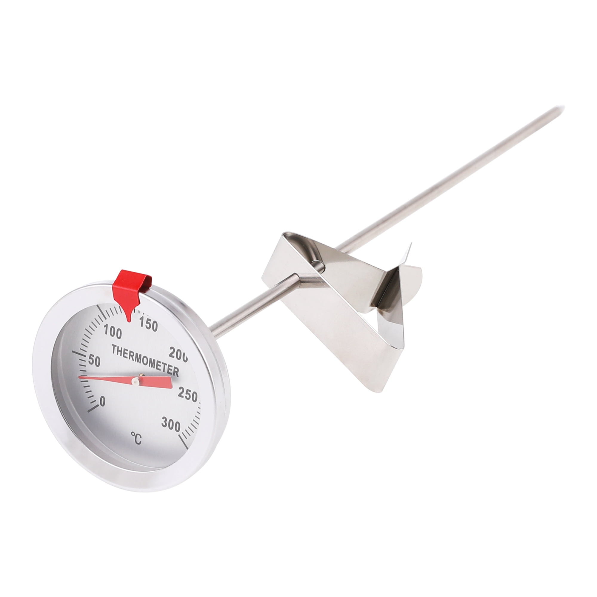 Unique Bargains Waterproof Cooking Thermometer for Home and Kitchen Silver 9 Inch