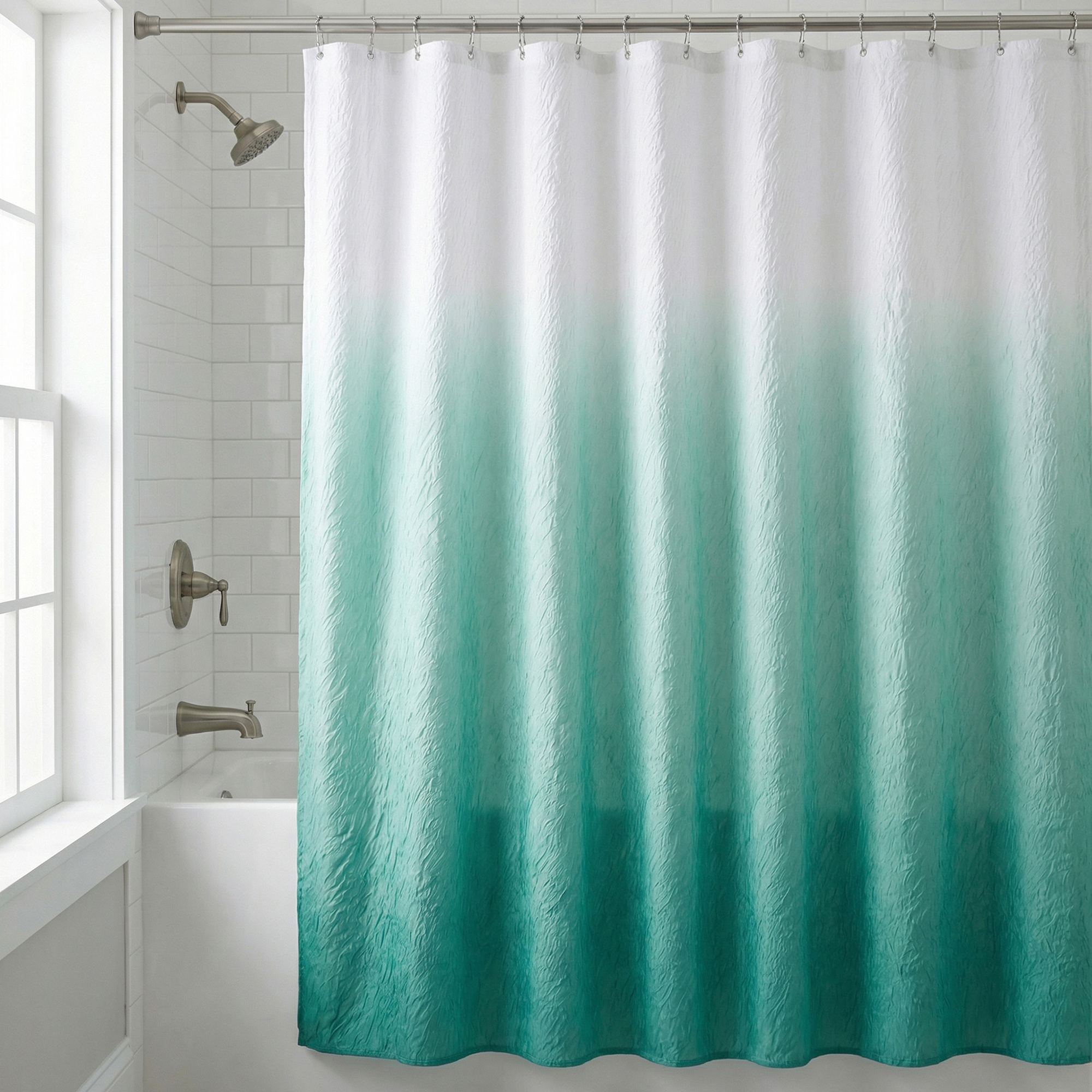 Unique Bargains Waterproof Fabric Modern Farmhouse Soft Sets with Hooks ...