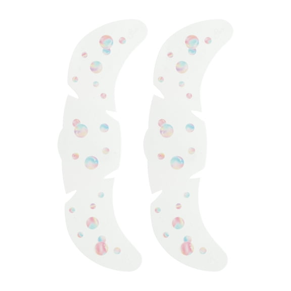 Unique Bargains Waterproof Freckles Stickers Face Tattoo for Parties Pink Blue Bubbles