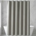 thumbnail image 1 of Unique Bargains Waterproof Geometry Shower Curtain Set with 12 Hooks Grey 71"W x 71"L, 1 of 8
