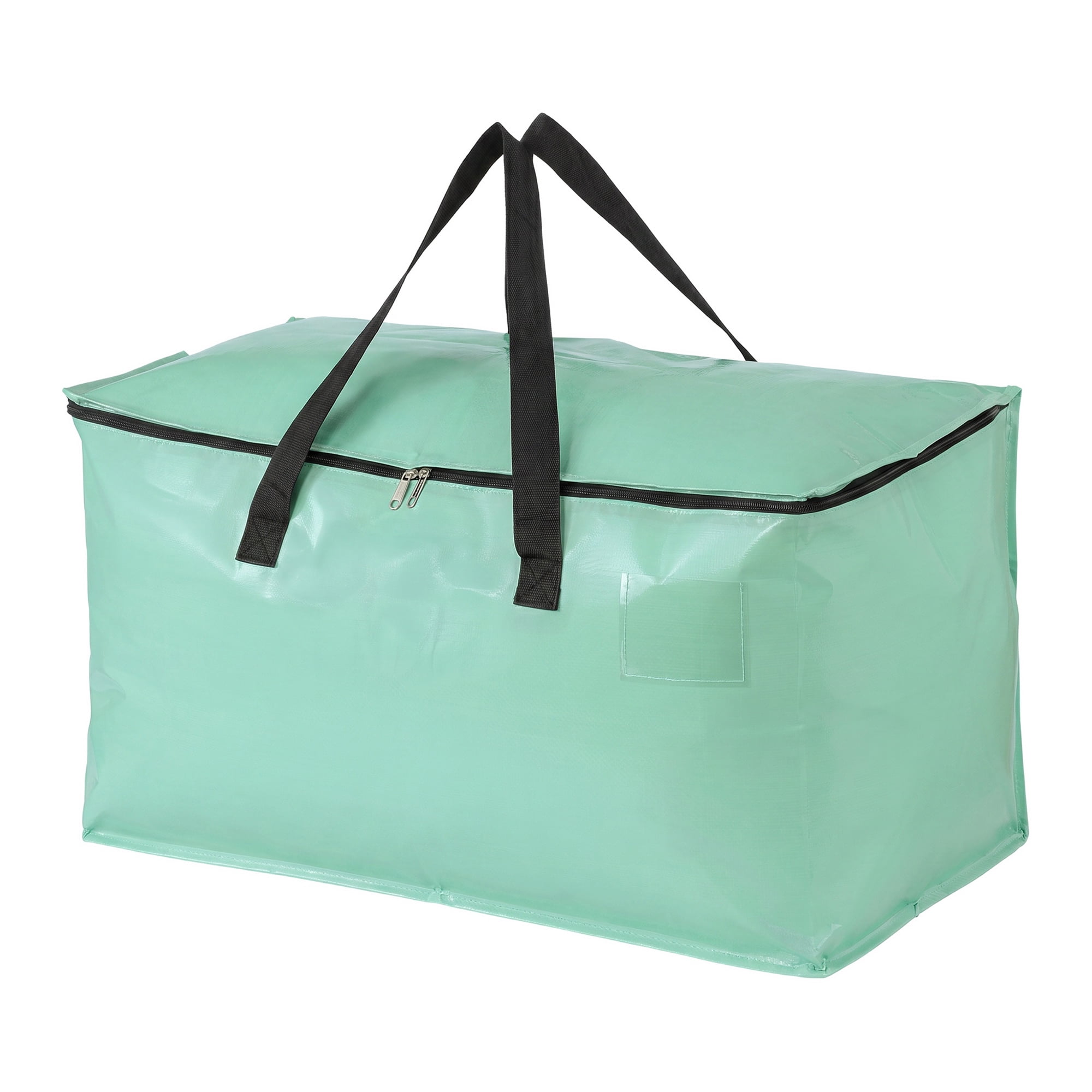 Unique Bargains Waterproof Hard-wearing Storage Duffel Bag Teal Green 27.2"x14.2"x13.8"