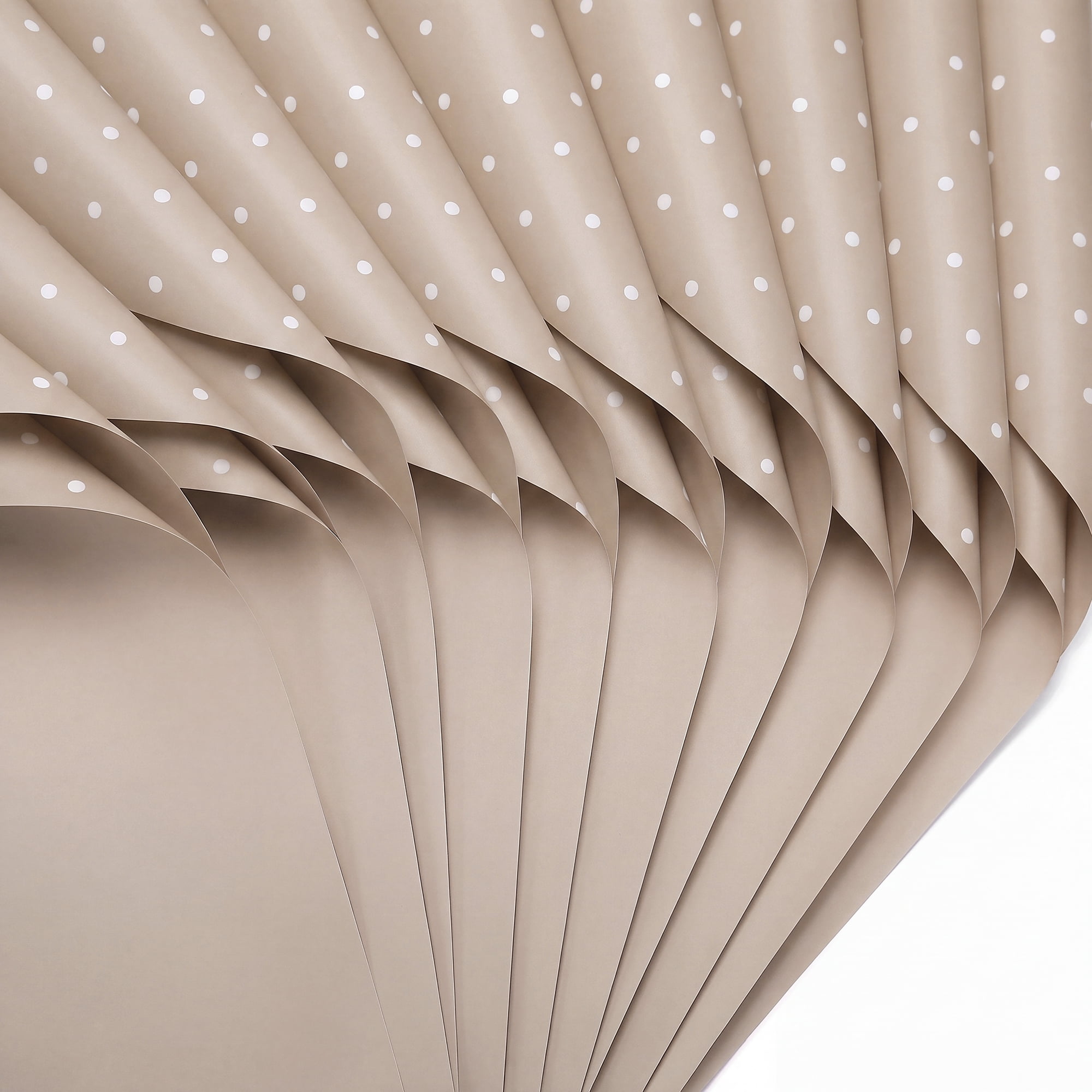 Unique Bargains Waterproof Luxury Matte Gift Wrapping Paper for Bouquet Light Pink 22"x22"