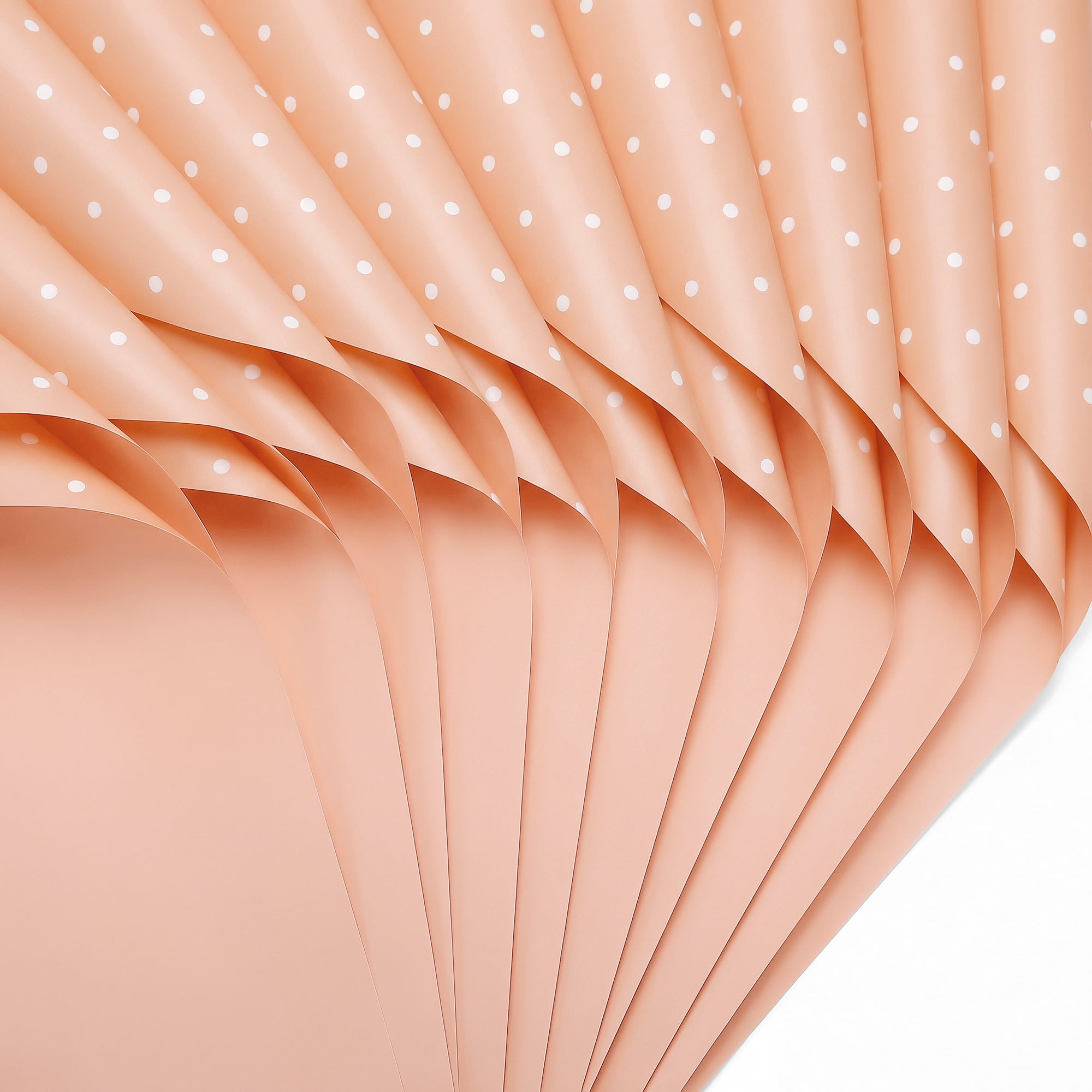 Unique Bargains Waterproof Luxury Matte Gift Wrapping Paper for Bouquets Champagne 22"x22"