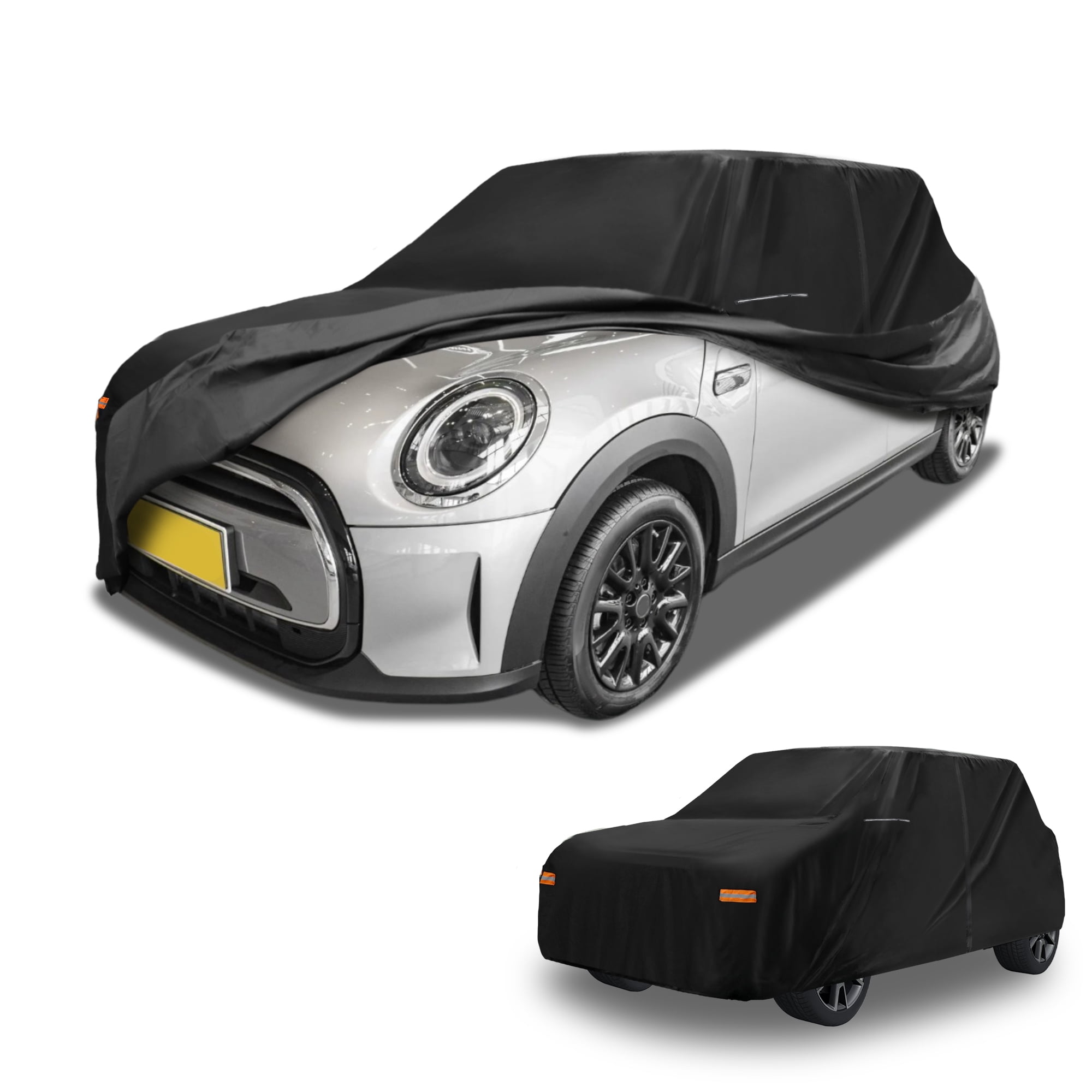 Unique Bargains Car Cover with Reflective Strips 161.42"x68.9"x53.15"