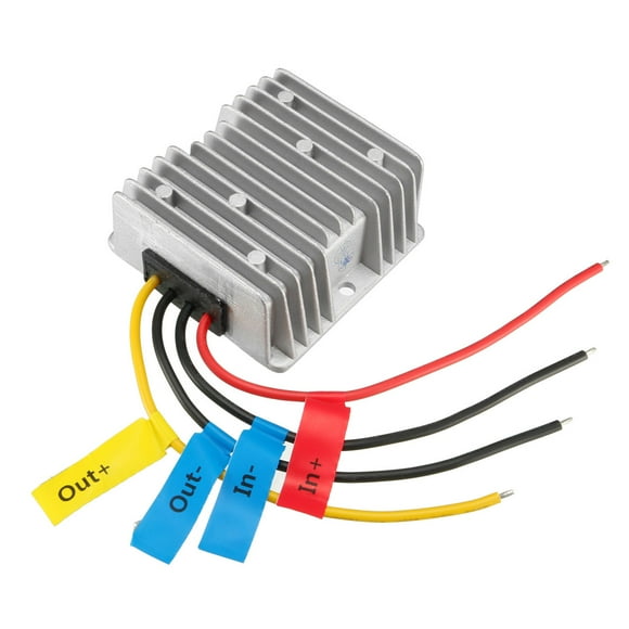 Unique Bargains Waterproof Power Module Converter Regulator DC 24V to DC 19V 5A 95W for Notebook