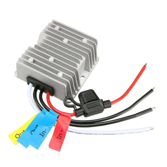 Unique Bargains Waterproof Power Supply Voltage Converter Regulator DC12V 24V to DC 6V 25A 150W