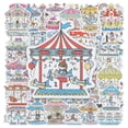 thumbnail image 1 of Unique Bargains Waterproof Reading Stickers for Laptop Scrapbook Carousel, 1 of 6