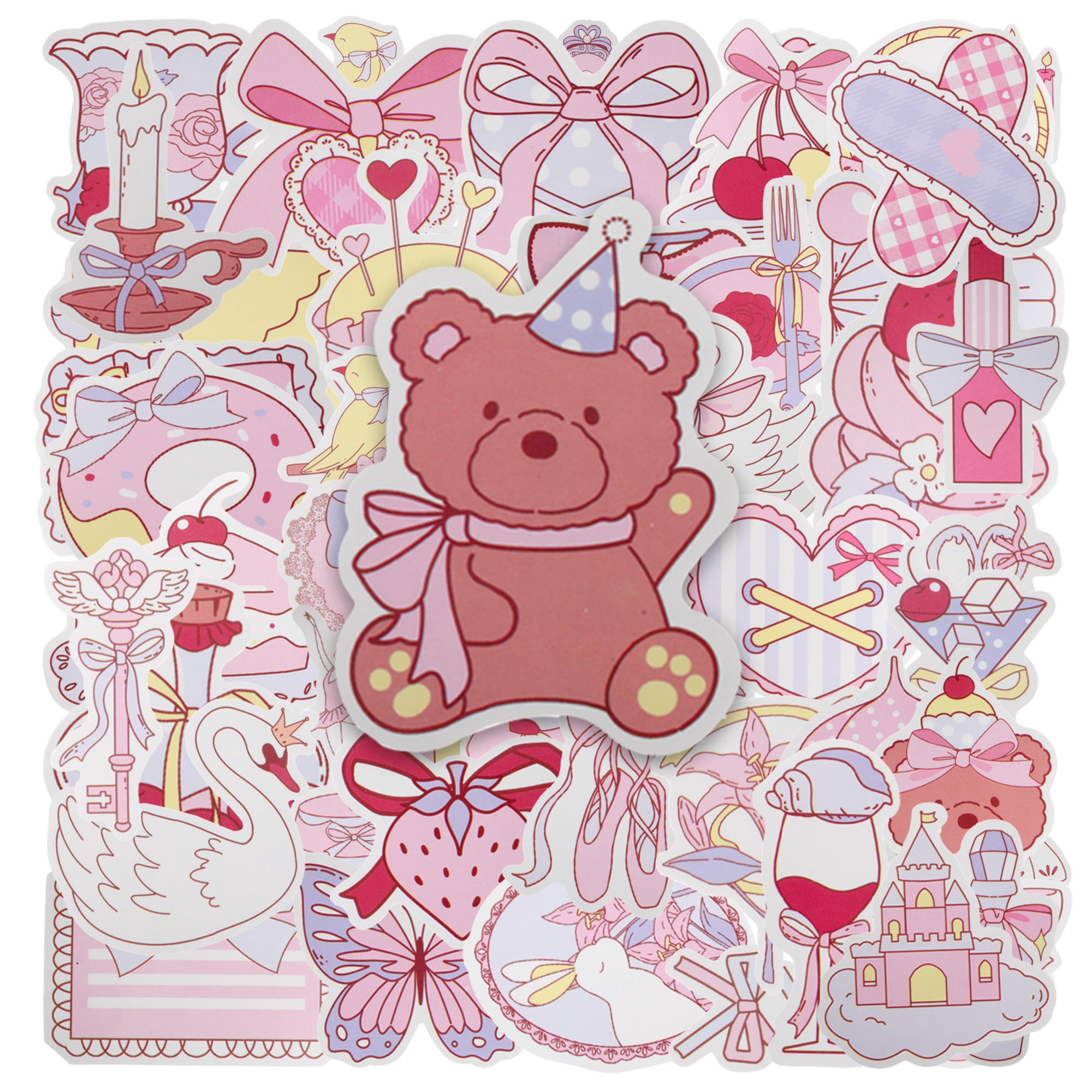 Unique Bargains Waterproof Reading Stickers for Laptop Scrapbook Hand-Drawn Ballet
