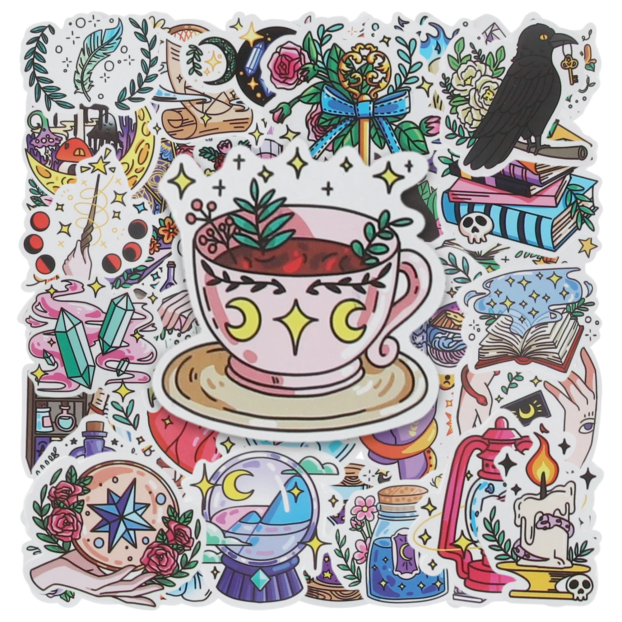 Unique Bargains Waterproof Reading Stickers for Laptop Scrapbook Magic