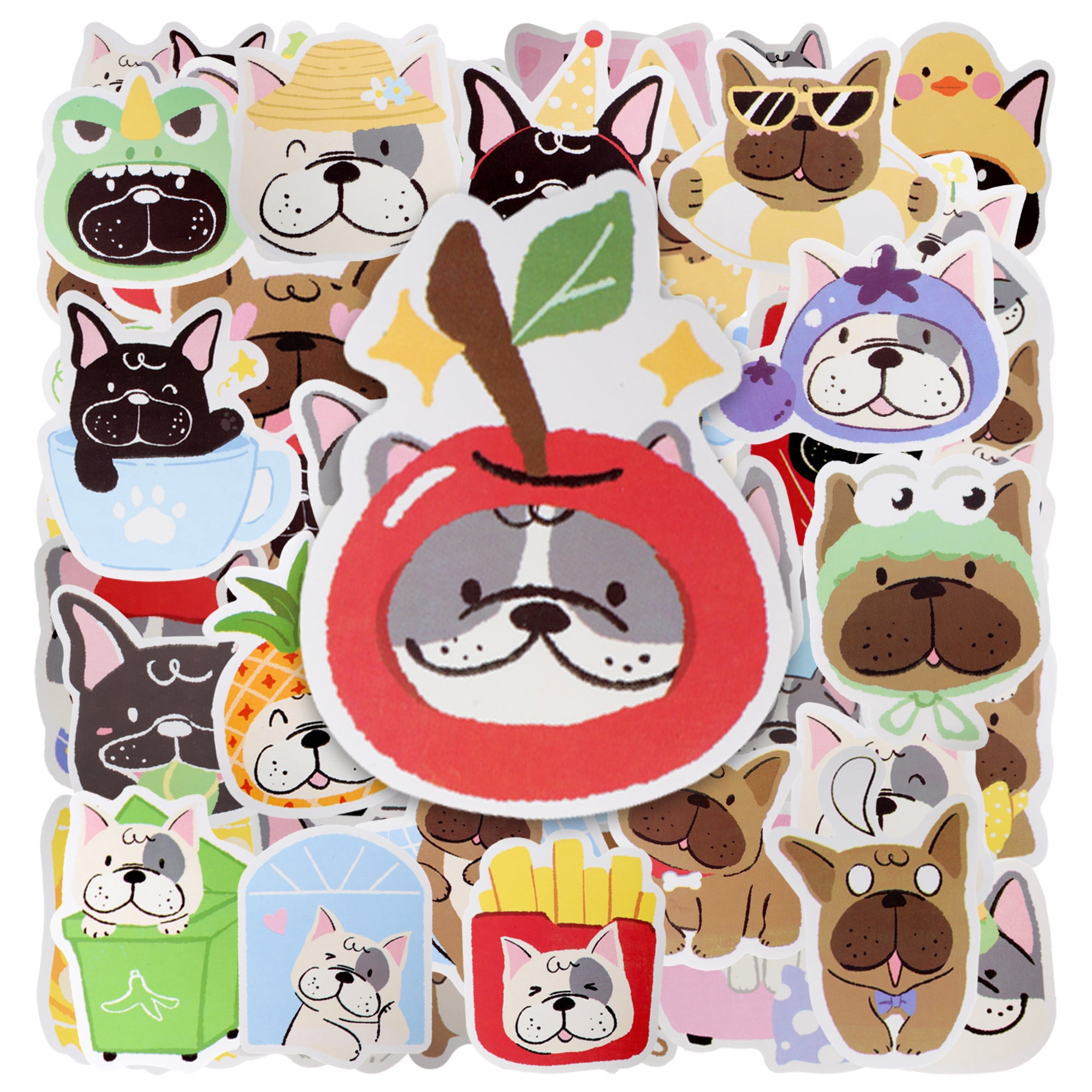 Unique Bargains Waterproof Reading Stickers for Laptop Water Bottle Graffiti Animal