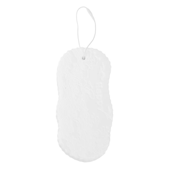 Unique Bargains Wave Pattern Bath Sponge Body Scrubber 1 Pc White