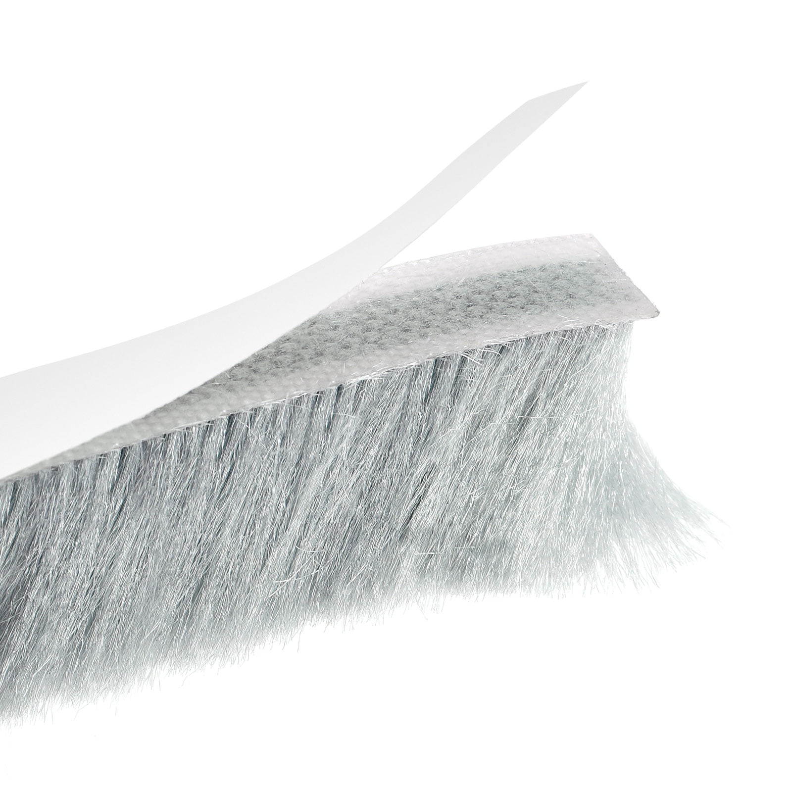 Unique Bargains Weather Stripping Brush Self-Adhesive Seal Weatherstrip Gray 10ft x 0.35" x 0.9"