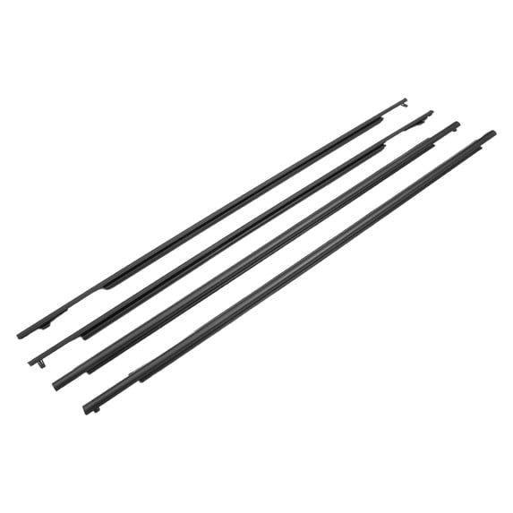Unique Bargains Weatherstrip Window Seal for Toyota 4Runner 10-16 No.757120M010/757110M010/757220M010/757210M010 4pcs