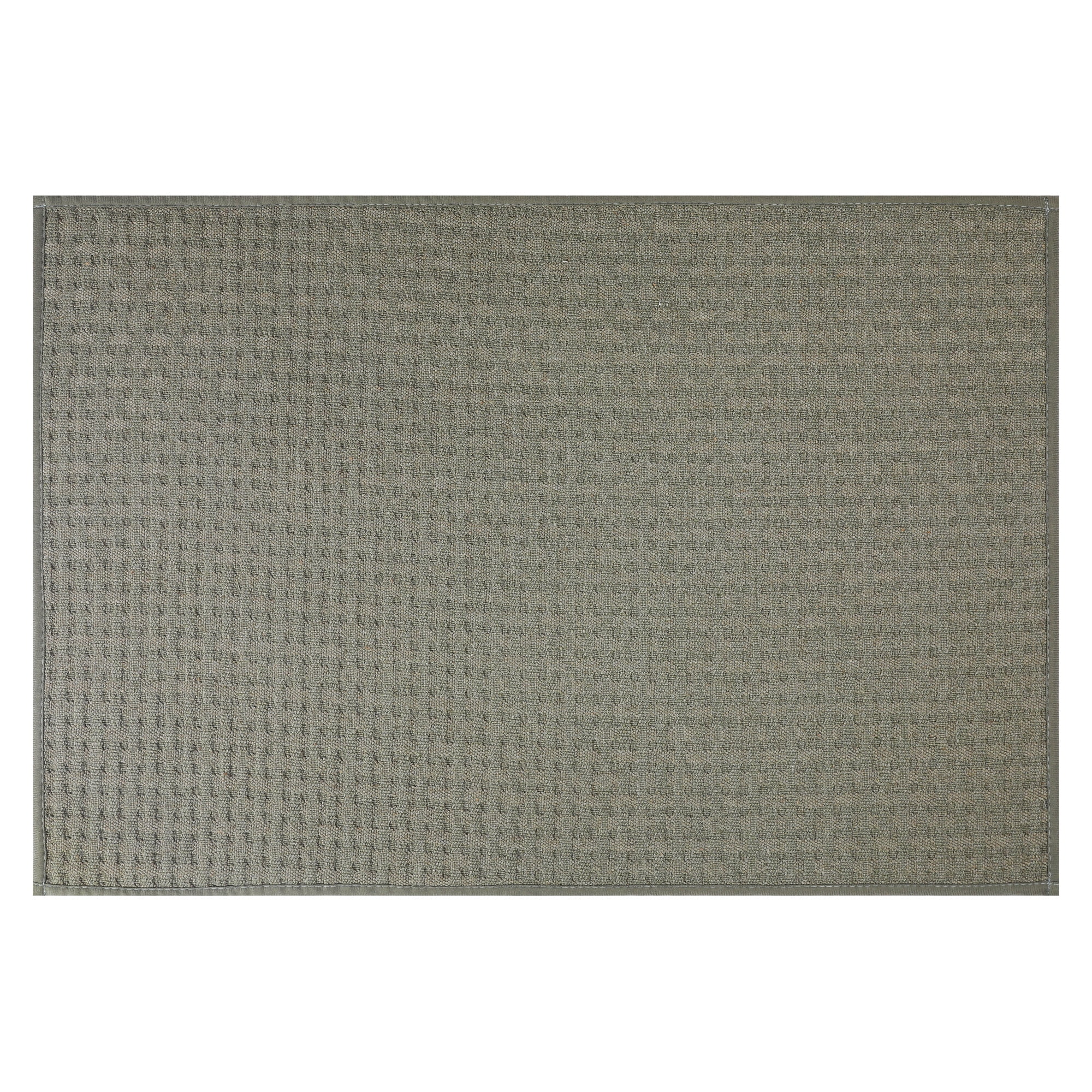 Unique Bargains Weaving Pattern Soft Absorbent Bath Mat Green 20" x 32"
