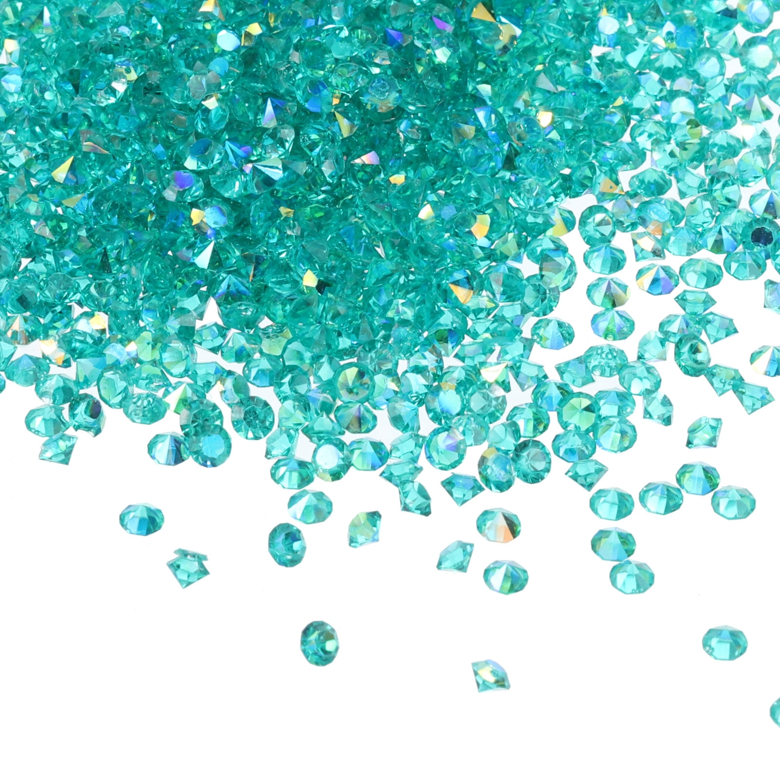 Unique Bargains Wedding Table Scatter Crystals Acrylic Diamonds Vase Fillers Gems Mint