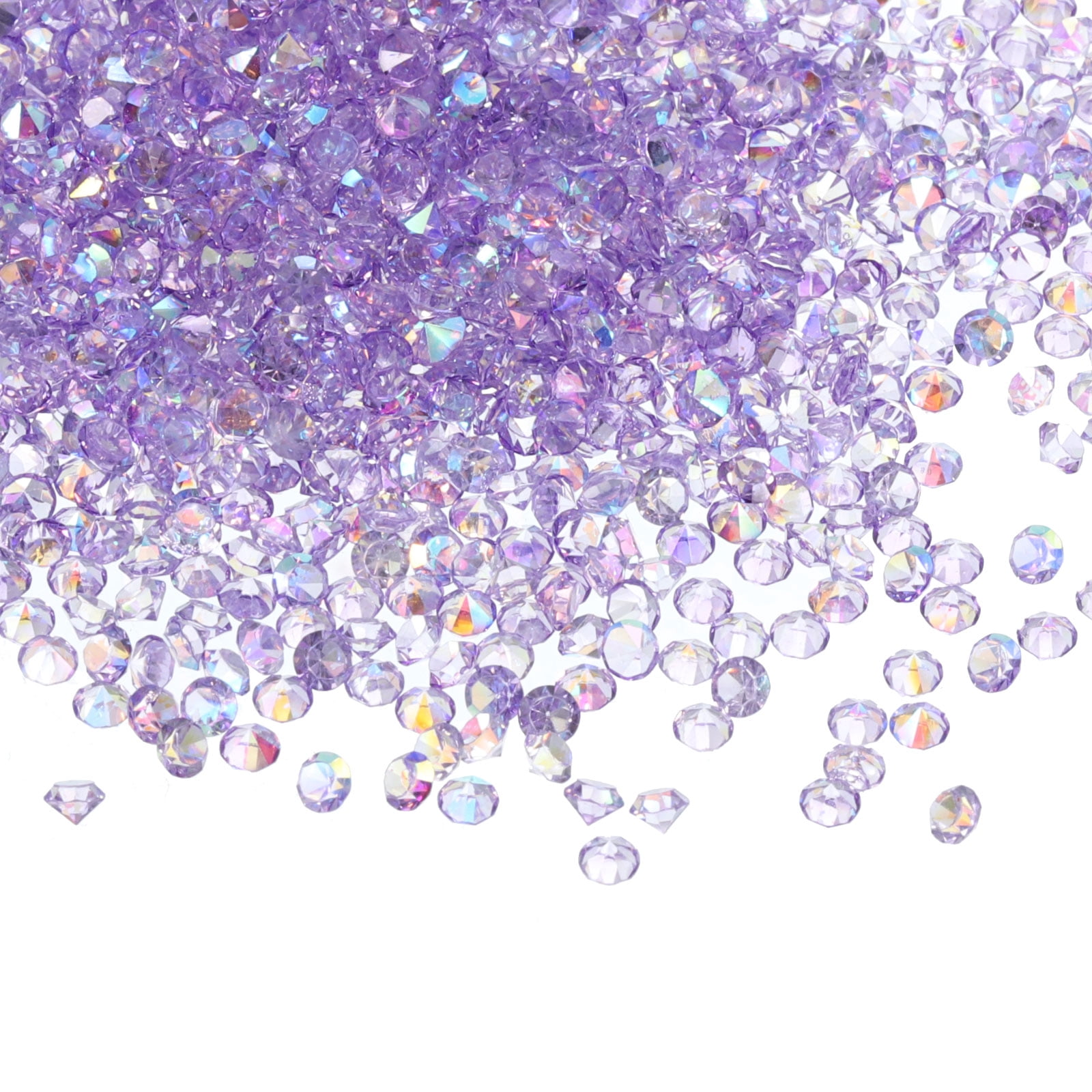 Unique Bargains Wedding Table Scatter Crystals Acrylic Diamonds Vase Fillers Gems Violet