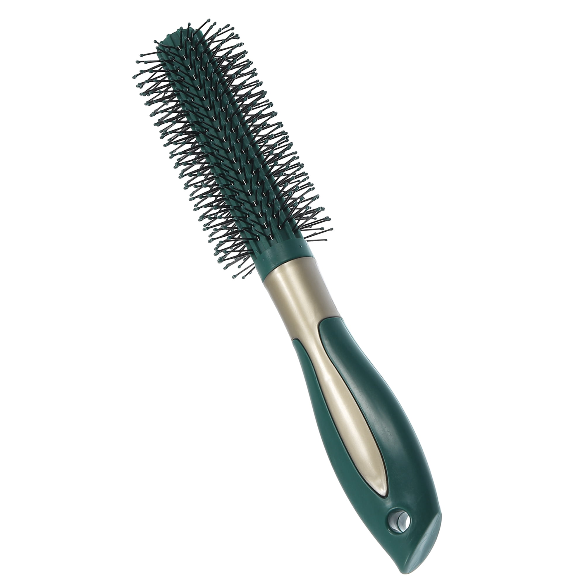 Unique Bargains Wet Hair Brush Detangling Brush Round Hair Comb for Women Green 1 Pc