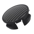 thumbnail image 1 of Unique Bargains Wheel Center Caps 62mm Black 1Pc with Black Carbon Fiber Pattern Sticker, 1 of 6