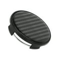 thumbnail image 1 of Unique Bargains Wheel Center Caps 65mm/2.56" 1 Pc Black with Black Carbon Fiber Pattern Sticker, 1 of 6