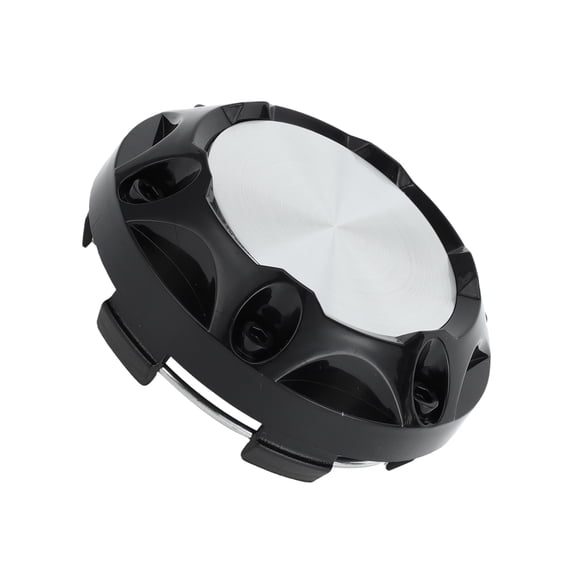 Unique Bargains Wheel Center Caps Hub Caps Rim Center Caps OD: 68mm/2.68" Black 1Pc Universal with Silver Tone Sticker