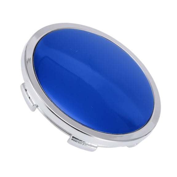 Unique Bargains Wheel Center Caps OD: 65mm/2.56" Silver Tone 1 Pcs with Blue Sticker