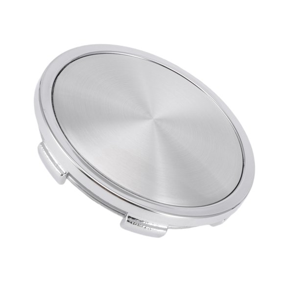 Unique Bargains Wheel Center Caps OD: 65mm/2.56" Silver Tone 1 Pcs with Silver Tone Sticker