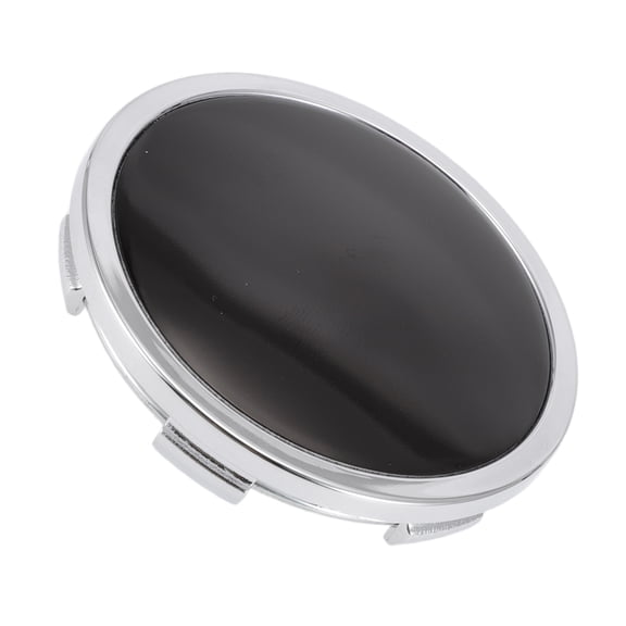 Unique Bargains Wheel Center Caps OD: 65mm / 2.56" Silver Tone 1Pcs w/ Black Sticker