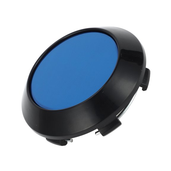 Unique Bargains Wheel Center Caps OD: 70mm/2.76" Black 1Pc with Blue Sticker