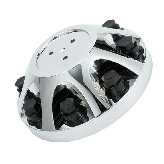 Unique Bargains Wheel Center Caps for Chevrolet OD:226mm/8.90" Chrome Silver Tone Plastic 1 Pc