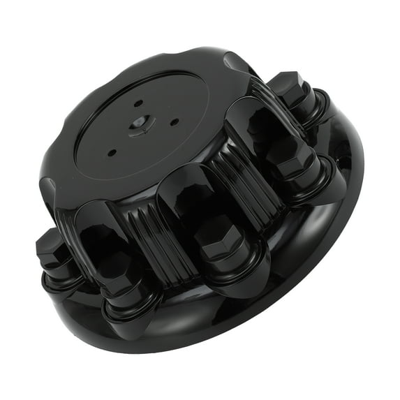Unique Bargains Wheel Center Caps for Chevrolet Silverado 2500 3500 Gloss Black Plastic 1 Pc