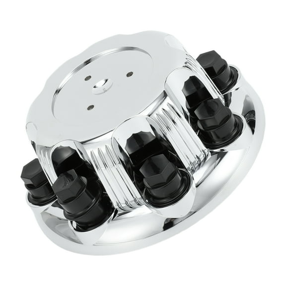 Unique Bargains Wheel Center Caps for Chevrolet Silverado 2500 Chrome Silver Tone Plastic 1 Pc