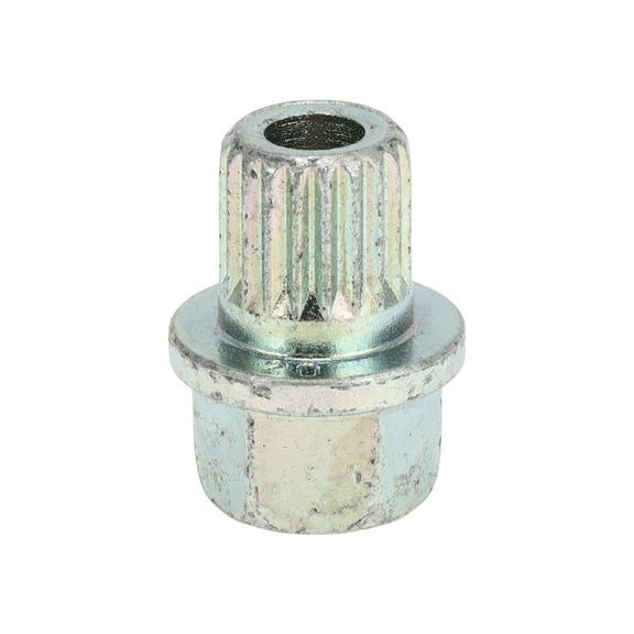Unique Bargains Wheel Lock Lugnut Compatible for BMW, Durable 36/20PT Galvanized Alloy Steel Silver Tone Anti-theft Screw Nut Removal Key Socket