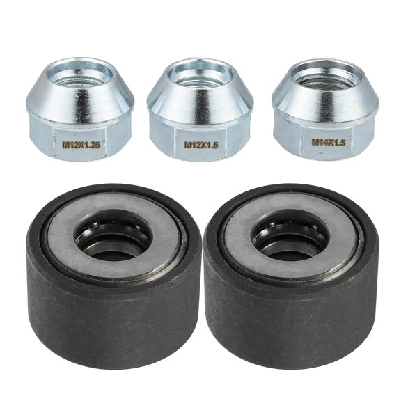 Unique Bargains Wheel Stud Installer Tool M12x1.25 M12x1.5 M14x1.5 Iron with 3/4" Hex Wheel Lug Nuts Silver Tone 1Set