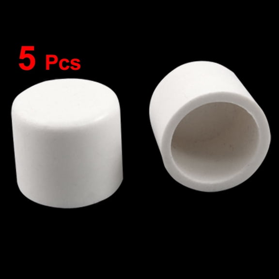 5Pcs 20mm Water Pipe Fittings Slip End Caps Covers White