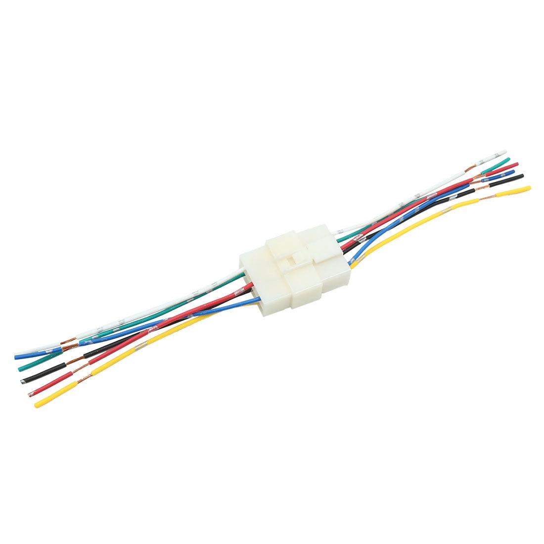 Unique Bargains White DC12V 6 Pin Male Female Car Waterproof Electrical Wire Connector