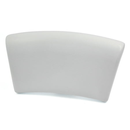 Unique Bargains White Luxurious Foam Padded Spa Bath Pillow Hot Tub Cushion w/ Suction Cups