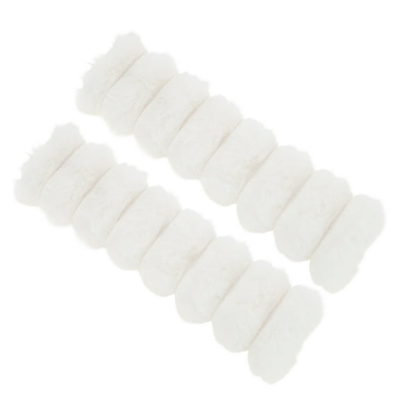 Unique Bargains White Seat Belt Cover Pad 24 cm Seatbelt Strap Cushion Shoulder Padding 2 Pcs