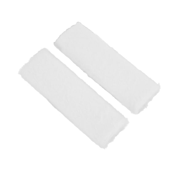 Unique Bargains White Seat Belt Cover Pad Plush 23.5 cm Seatbelt Strap Cushion Shoulder Padding 1 Pair
