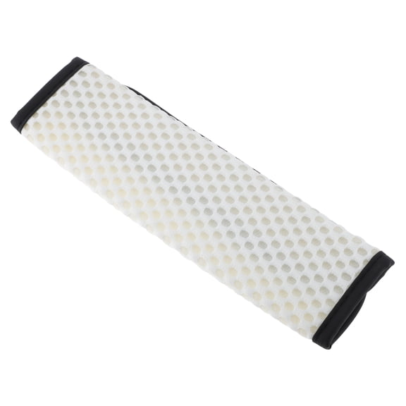 Unique Bargains White Seat Belt Cover Pad Polyester 23cm Seatbelt Strap Cushion Shoulder Padding 1 Pc